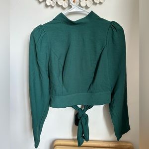 NWT Maeve Open-Back Blouse by Anthropologie